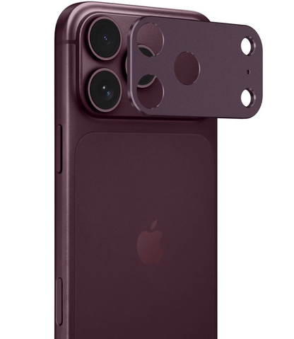 Πλαίσιο προστασίας πίσω κάμερας Tech-Protect Camalloy Fit+ για Apple iPhone 18 Pro, αλουμίνιο, μπορντό