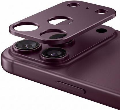 Πλαίσιο προστασίας πίσω κάμερας Tech-Protect Camalloy Fit+ για Apple iPhone 18 Pro, αλουμίνιο, μπορντό