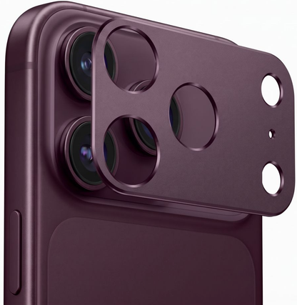 Πλαίσιο προστασίας πίσω κάμερας Tech-Protect Camalloy Fit+ για Apple iPhone 18 Pro, αλουμίνιο, μπορντό
