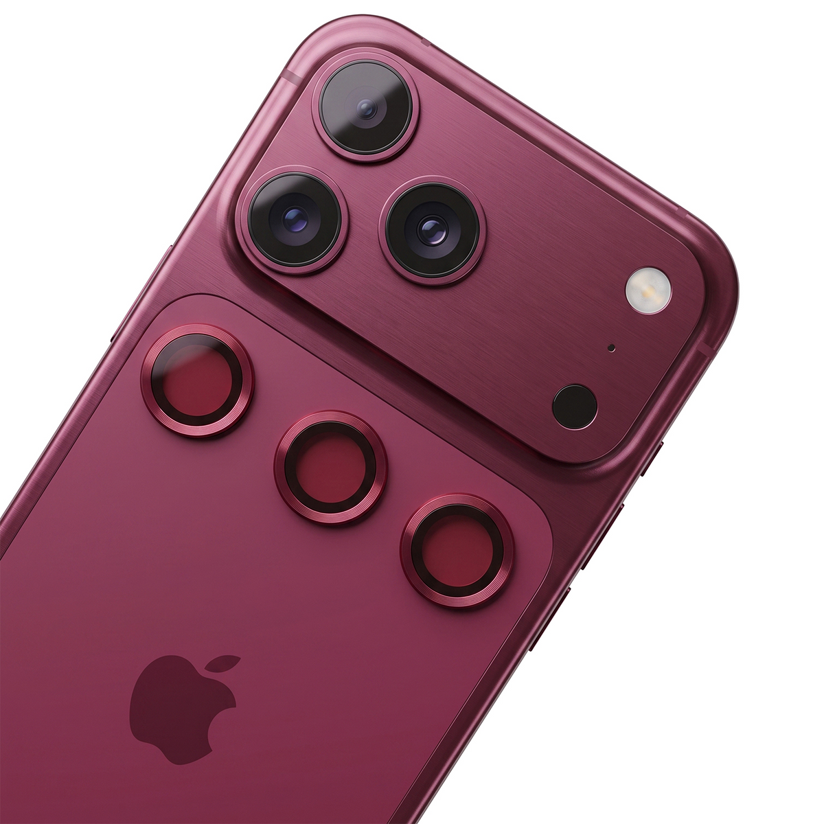 Προστατευτική μεμβράνη κάμερας πίσω OEM για Apple iPhone 18 Pro Max, ασφαλισμένο γυαλί, βυσσινί