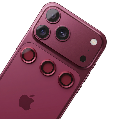 Προστατευτική μεμβράνη κάμερας πίσω OEM για Apple iPhone 18 Pro Max, ασφαλισμένο γυαλί, βυσσινί