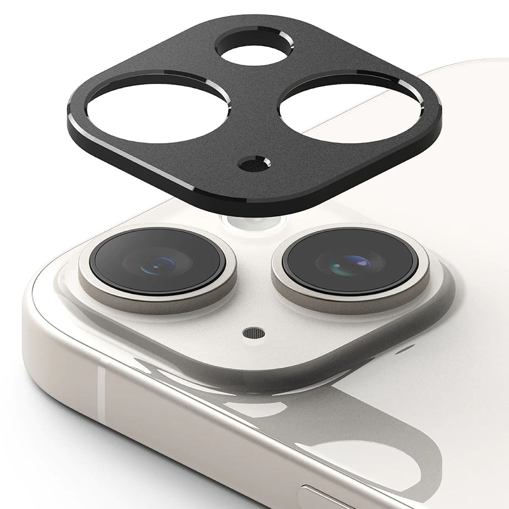 Πλαίσιο προστασίας Κάμερας Πίσω Ringke Styling για Apple iPhone 15 Plus / 15, Αλουμίνιο, Μαύρο