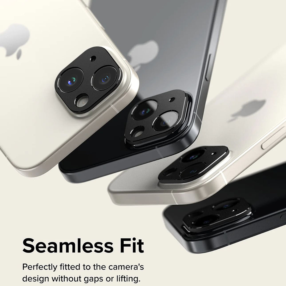 Πλαίσιο προστασίας Κάμερας Πίσω Ringke Styling για Apple iPhone 15 Plus / 15, Αλουμίνιο, Μαύρο