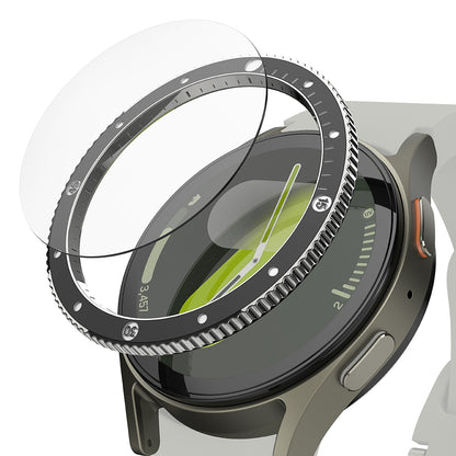 Πλαίσιο Προστασίας Ringke Premium Styling για Samsung Galaxy Watch7 40mm, Μοντέλο 2, Μαύρο