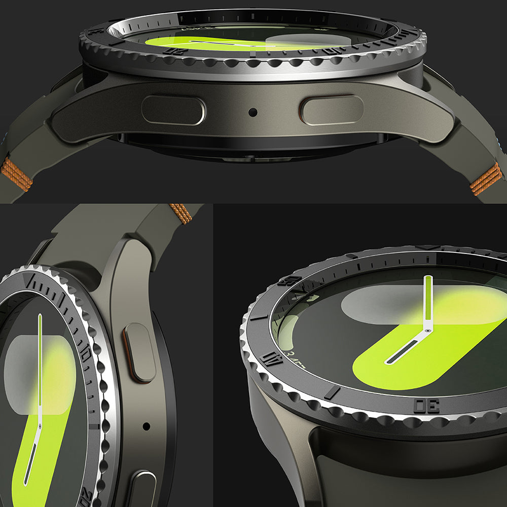 Πλαίσιο Προστασίας Ringke Premium Styling για Samsung Galaxy Watch7 40mm, Μοντέλο 3, Μαύρο