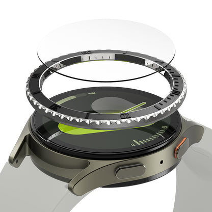 Πλαίσιο Προστασίας Ringke Premium Styling για Samsung Galaxy Watch7 44mm, Μοντέλο 3, Μαύρο