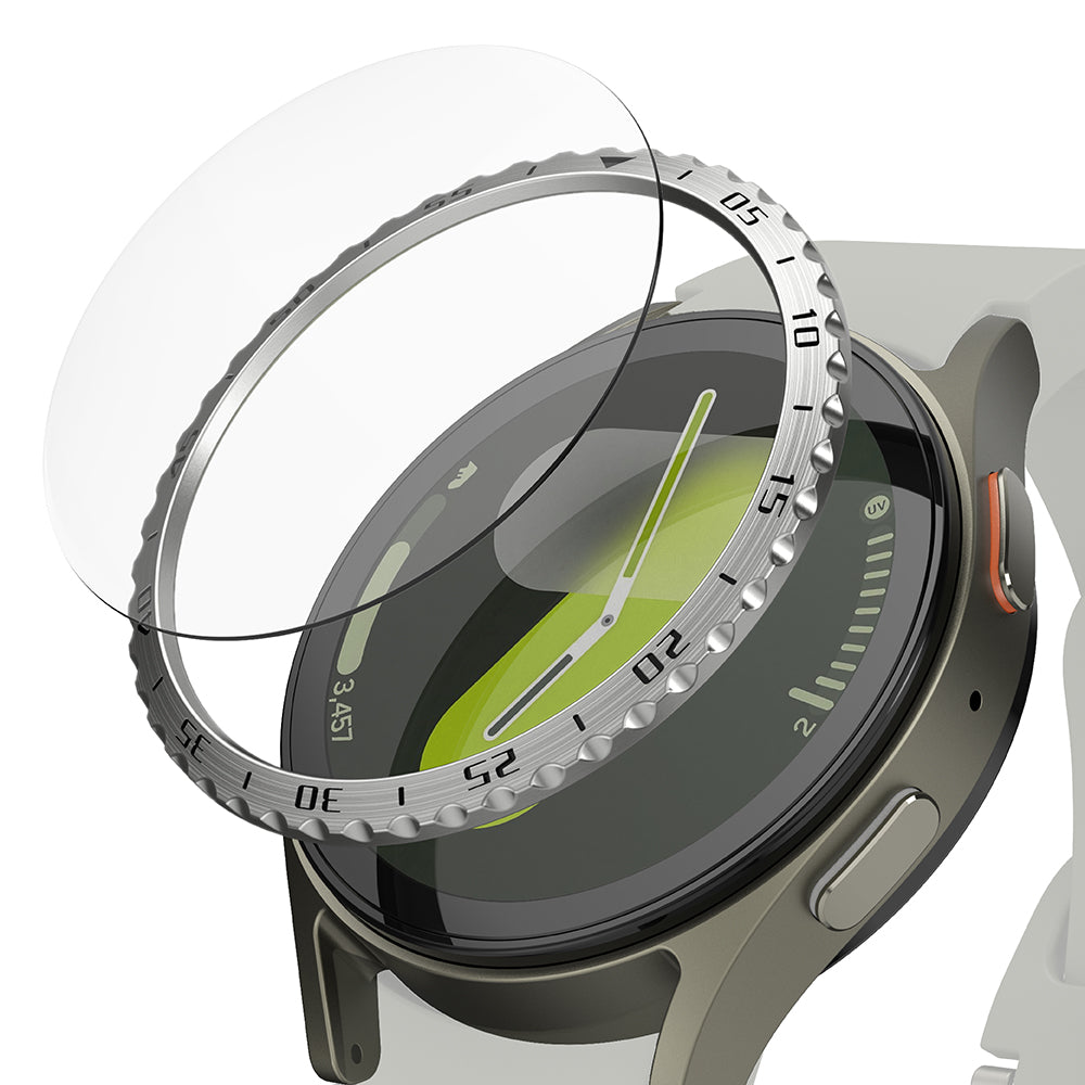 Πλαίσιο Προστασίας Ringke Styling για Samsung Galaxy Watch7 40mm, Μοντέλο 5, Ασημί