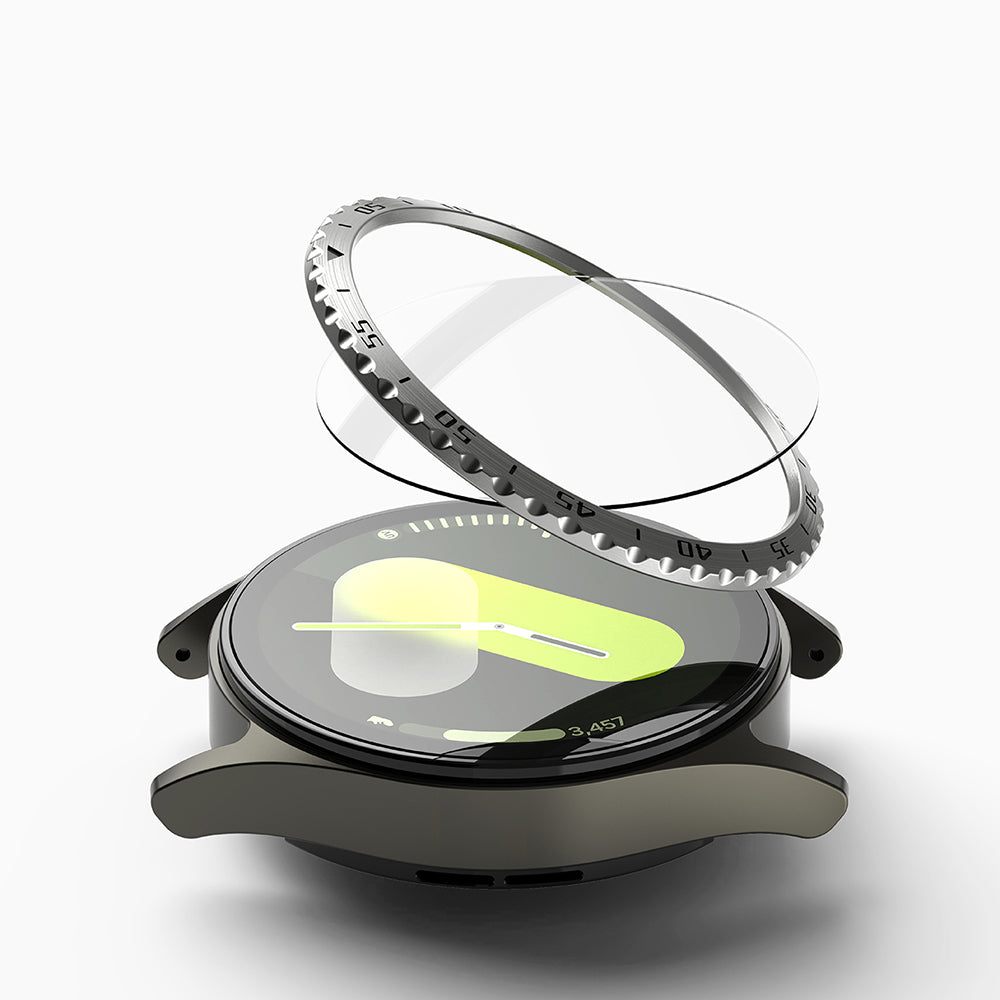 Πλαίσιο Προστασίας Ringke Styling για Samsung Galaxy Watch7 40mm, Μοντέλο 5, Ασημί