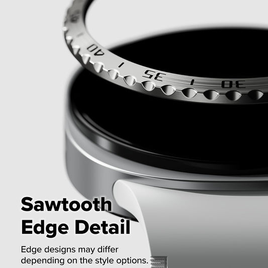 Πλαίσιο Προστασίας Ringke Inner Styling για Samsung Galaxy Watch8 Classic, Ασημί