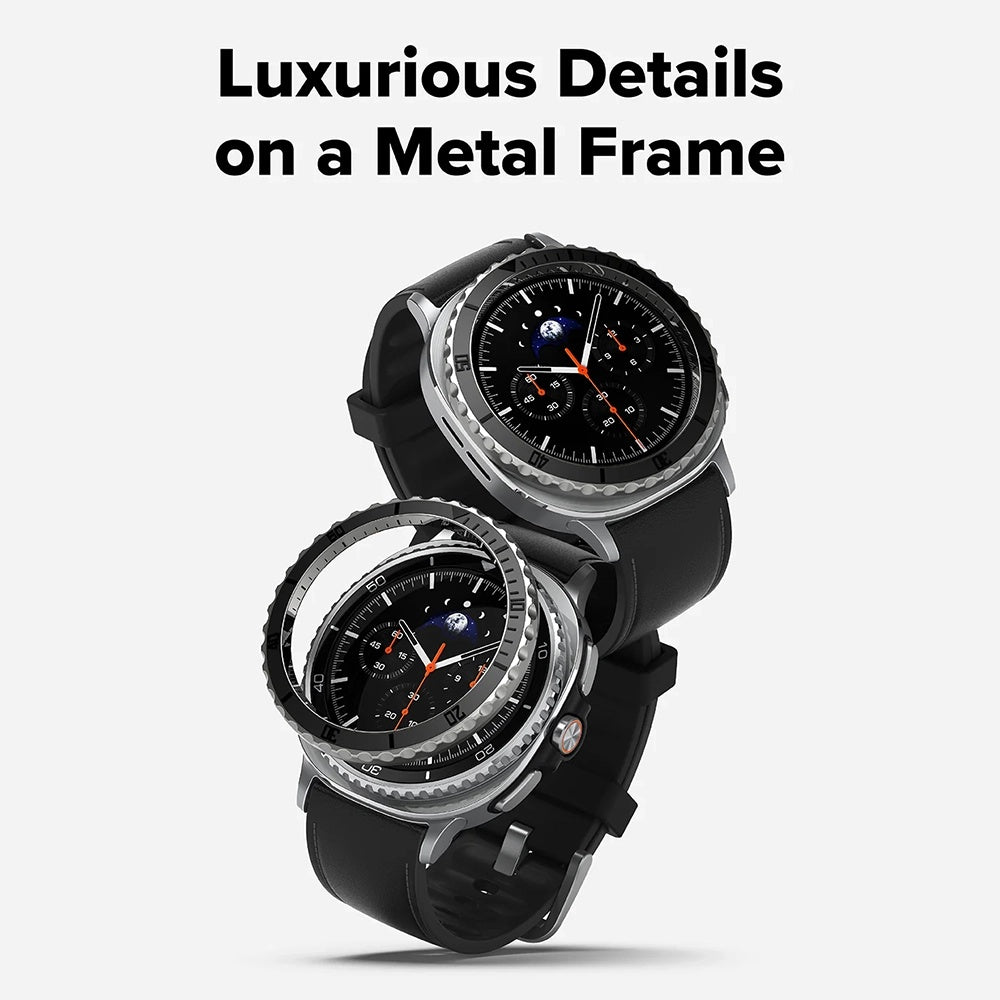 Πλαίσιο Προστασίας Ringke Premium Styling για Samsung Galaxy Watch8 Classic, Μαύρο