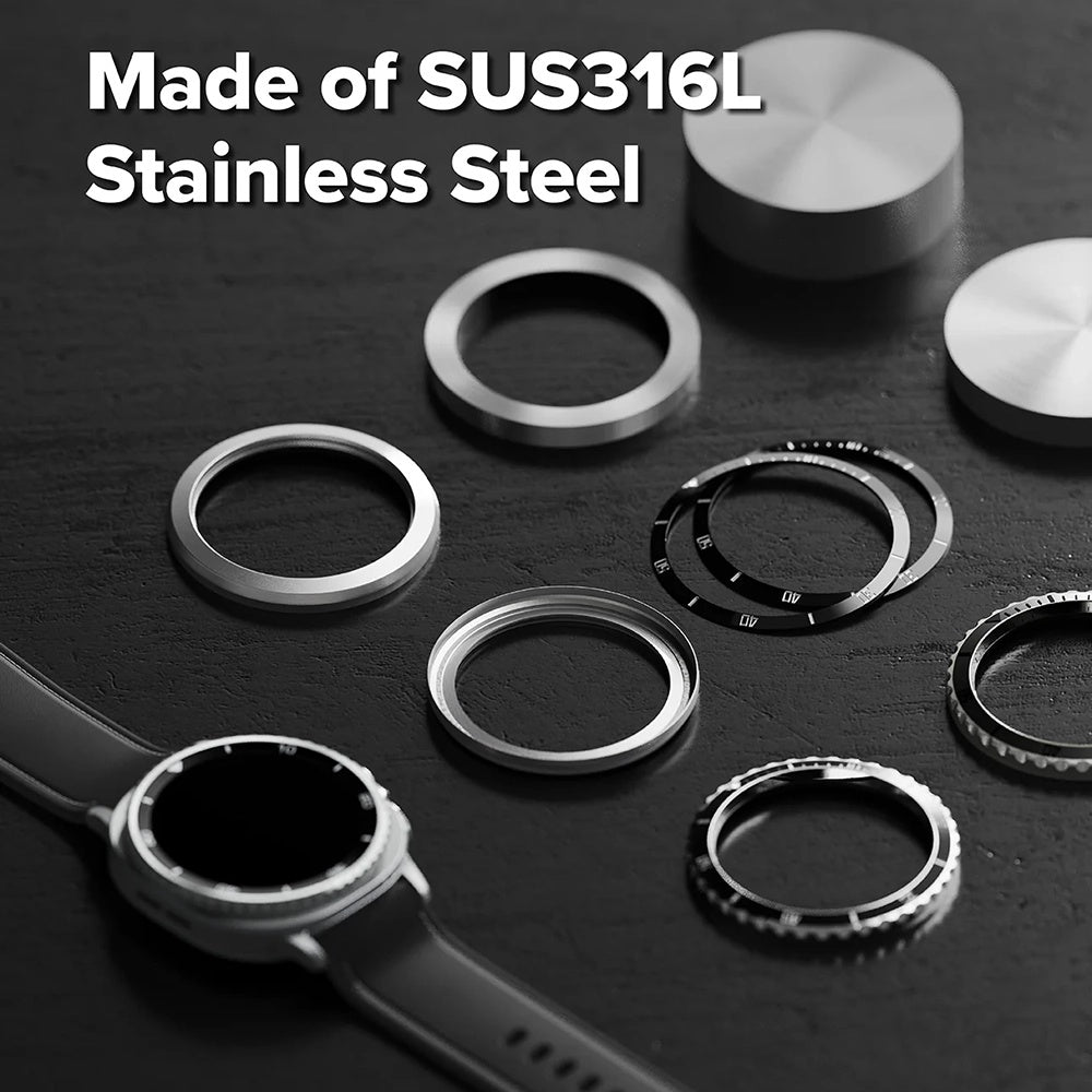 Πλαίσιο Προστασίας Ringke Premium Styling για Samsung Galaxy Watch8 Classic, Μαύρο