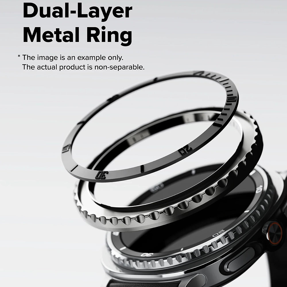 Πλαίσιο Προστασίας Ringke Premium Styling για Samsung Galaxy Watch8 Classic, Μαύρο