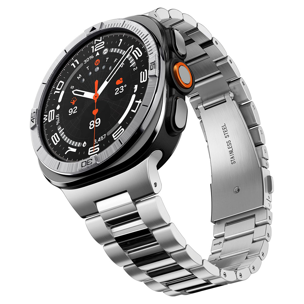 Spigen Tune Pilot Protective Frame for Samsung Galaxy Watch Ultra2, Silver ACS11616