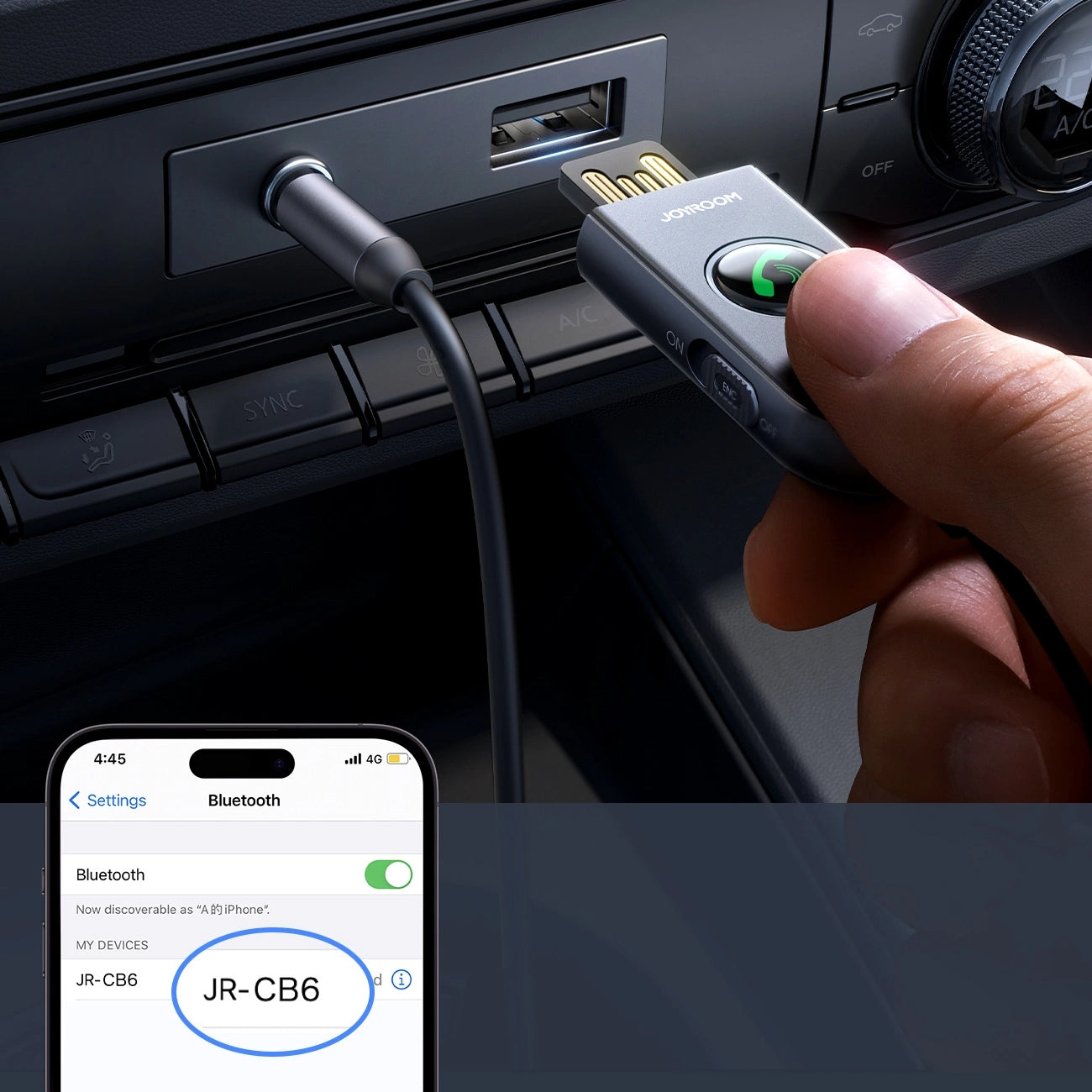 Δέκτης Bluetooth Joyroom JR-CB6