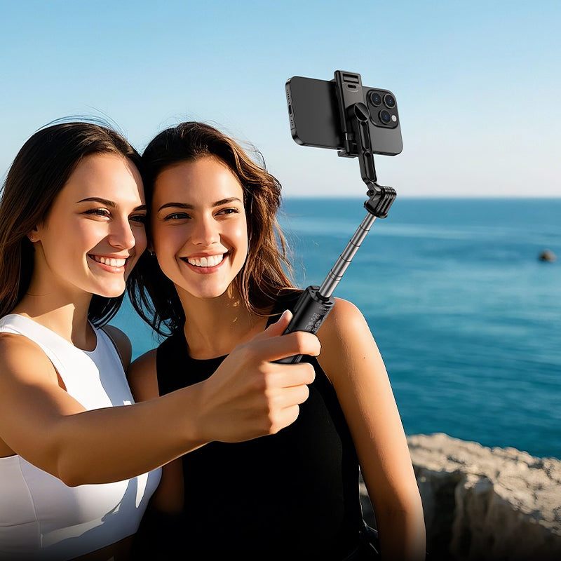 Selfie Stick Bluetooth Borofone BY14 Graceful, 4.5inch - 7inch, Black