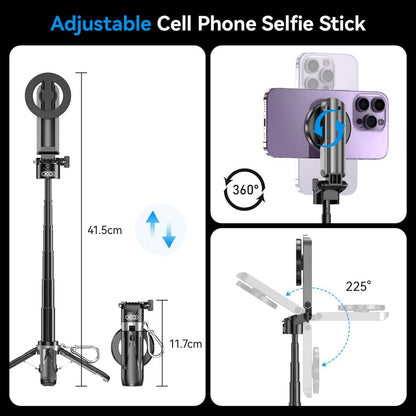Selfie Stick Bluetooth XO Design SS22, Παγκόσμιος, Μαύρο