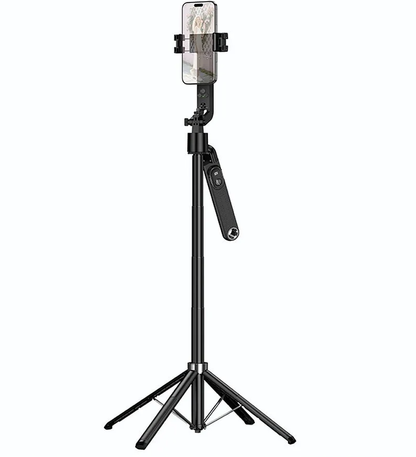 Selfie Stick Bluetooth HOCO K32 Παρακολούθηση Προσώπου, 4.5inch - 7inch, Μαύρο