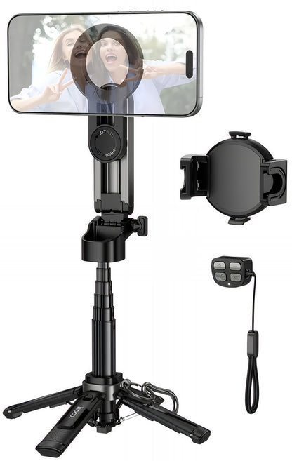 Selfie Stick Bluetooth HOCO K27 Pro, Παγκόσμιος, Μαύρο