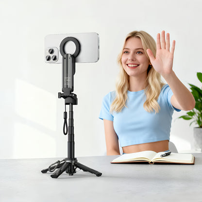 Selfie Stick Bluetooth HOCO K27 Pro, Παγκόσμιος, Μαύρο