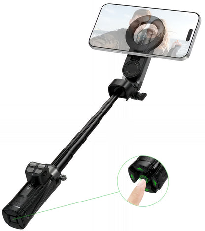 Selfie Stick Bluetooth HOCO K27 Pro, Παγκόσμιος, Μαύρο