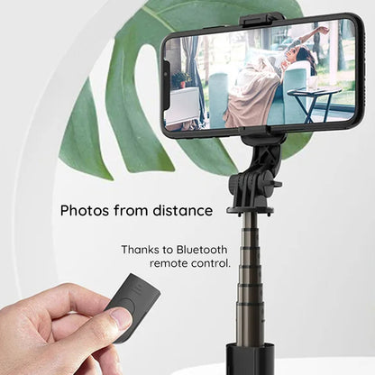 Selfie Stick Bluetooth Techsuit L10, Universal, Μαύρο