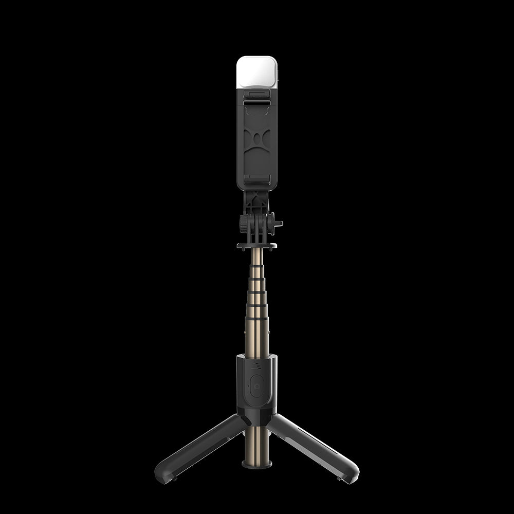 Selfie Stick Bluetooth Techsuit L10s, Παγκόσμιος, Μαύρο