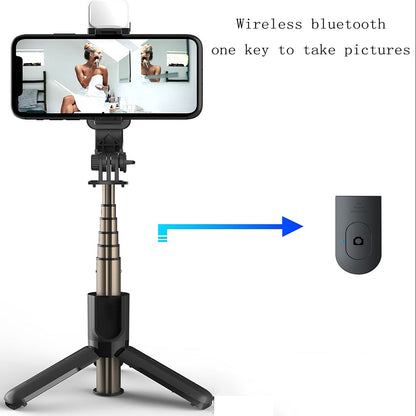 Selfie Stick Bluetooth Techsuit L11s, Παγκόσμιος, Μαύρο