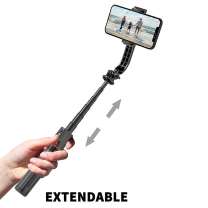 Selfie Stick Bluetooth Techsuit L12, Παγκόσμιος, Μαύρο