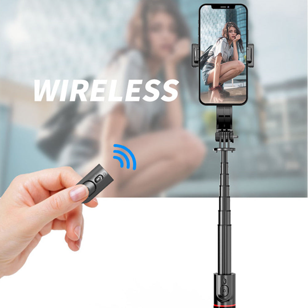 Selfie Stick Bluetooth Techsuit L12, Παγκόσμιος, Μαύρο