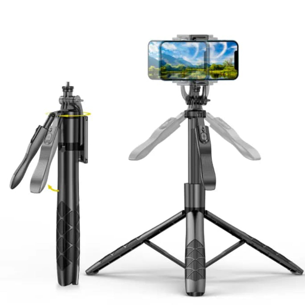 Selfie Stick Bluetooth Techsuit L16, Παγκόσμιος, Μαύρο