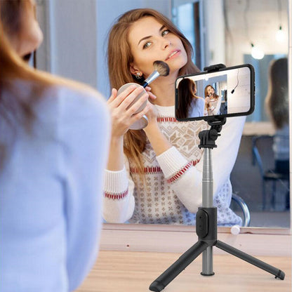 Selfie Stick Bluetooth Techsuit Q01, Παγκόσμιος, Λευκός