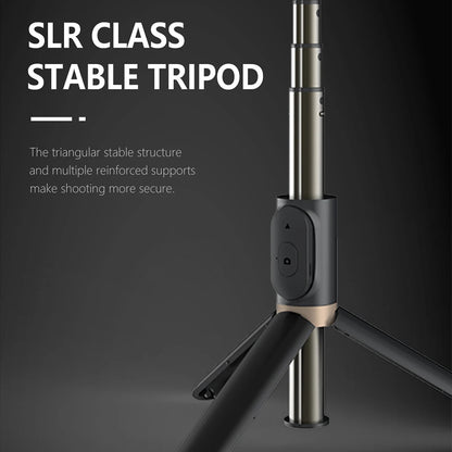 Selfie Stick Bluetooth Techsuit Q03s, Universal, Black
