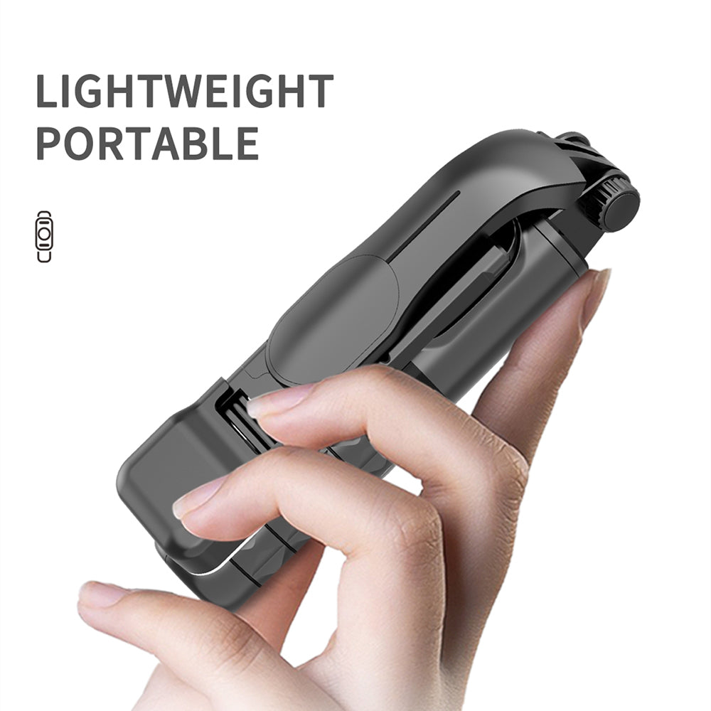 Selfie Stick Bluetooth Techsuit Q11, Παγκόσμιος, Μαύρο