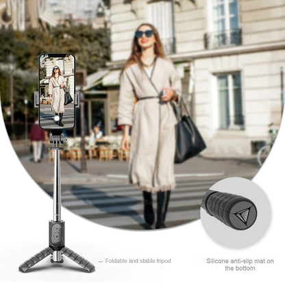 Selfie Stick Bluetooth Techsuit Q11s, Παγκόσμιος, Μαύρο
