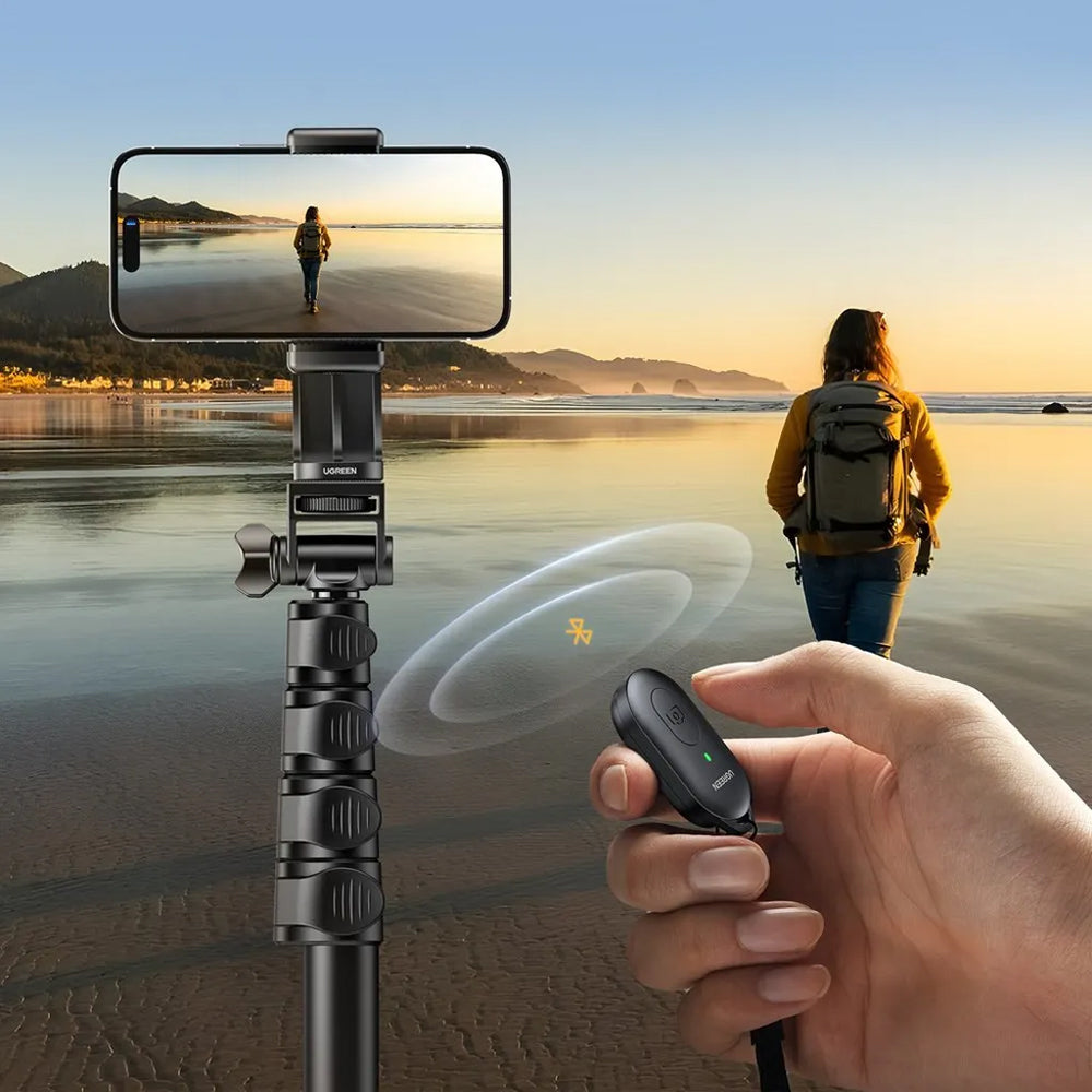Selfie Stick Bluetooth UGREEN LP680, Universal, Μαύρο