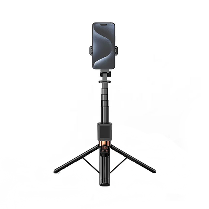 Selfie Stick Bluetooth XO Design SS23 Dual Lights, Universal, Μαύρο