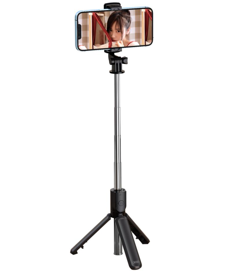 Selfie Stick Bluetooth XO Design SS09, Παγκόσμιος, Μαύρο