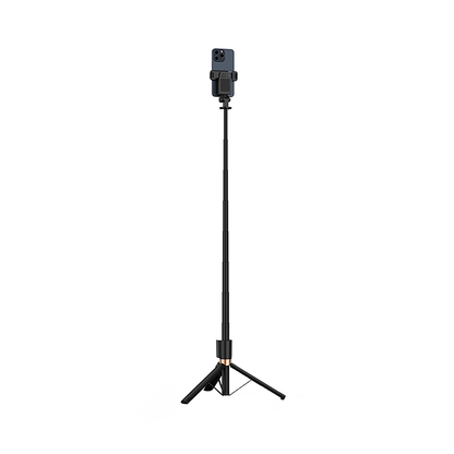 Selfie Stick Bluetooth XO Design SS23 Dual Lights, Universal, Μαύρο