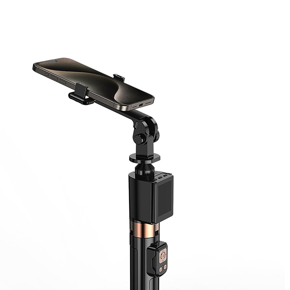 Selfie Stick Bluetooth XO Design SS23 Dual Lights, Universal, Μαύρο