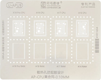 Σίτα BGA Amaoe U-APU9 για Apple iPhone 15 Pro Max