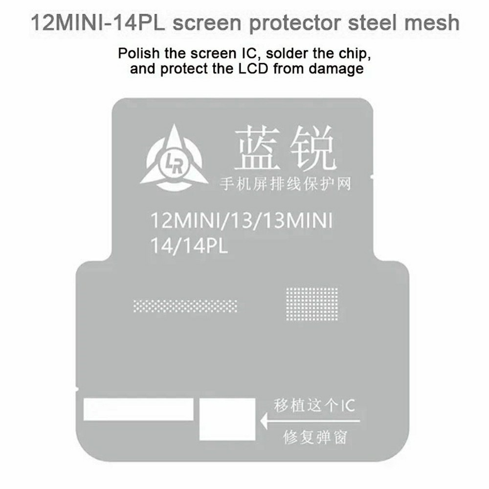 Πλέγμα BGA Lanrui για Apple iPhone 11 - 15 Series