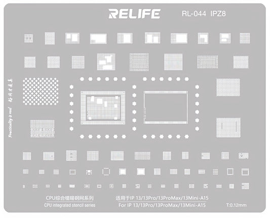 Σίτα BGA Relife RL-044 IPZ8 για Apple iPhone 13 / 13 Pro / 13 Pro Max / 13 mini, CPU