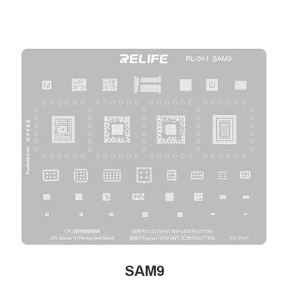 BGA Stencil Relife RL-044 V2.0 for Samsung Series CPU
