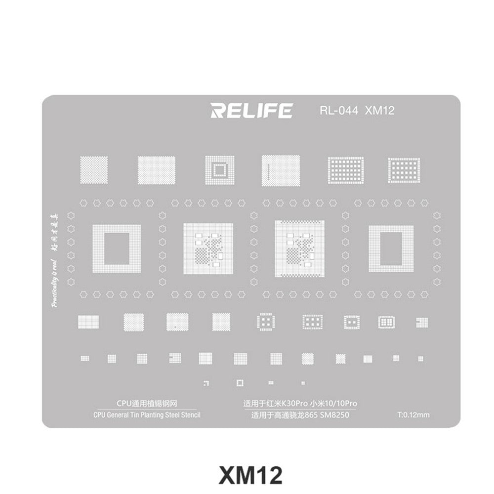 BGA Reballing Stencil RL-044 V2.0 for Xiaomi Series CPU