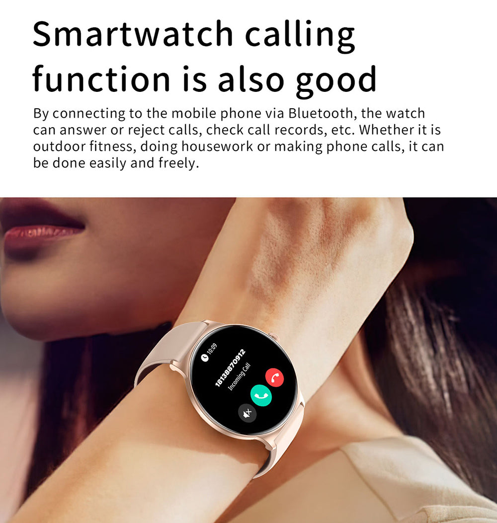 Smartwatch Blavec M01 Vesta Call, Ροζ Χρυσό