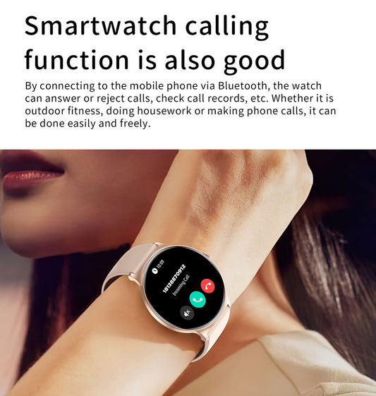Smartwatch Blavec M01 Vesta Call, Ροζ Χρυσό