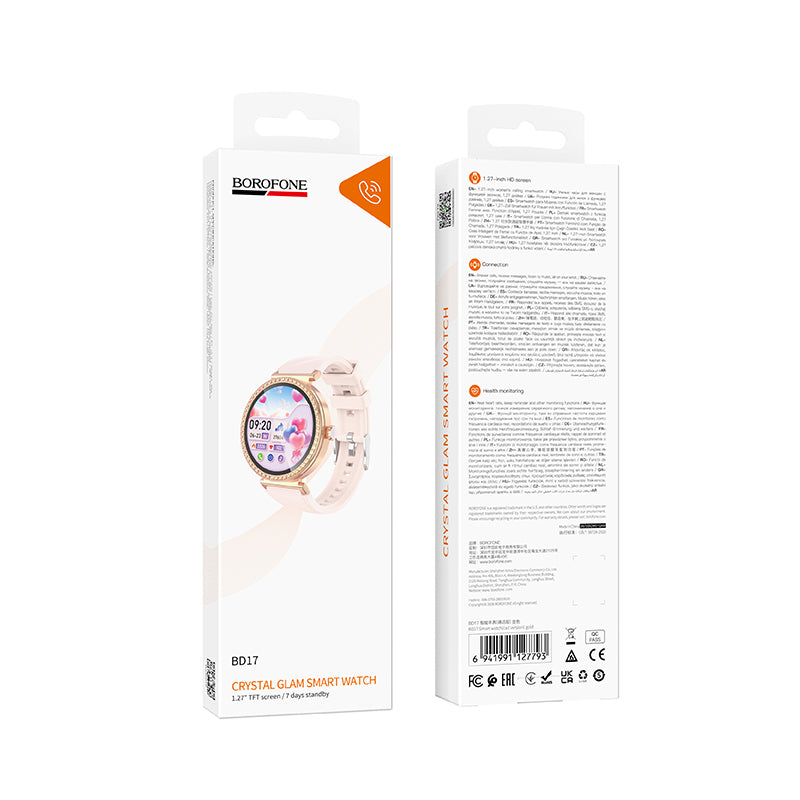 Smartwatch Borofone BD17 Call, Χρυσό