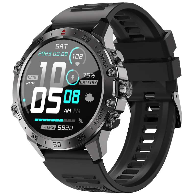 Smartwatch BWOO WA-08, Μαύρο