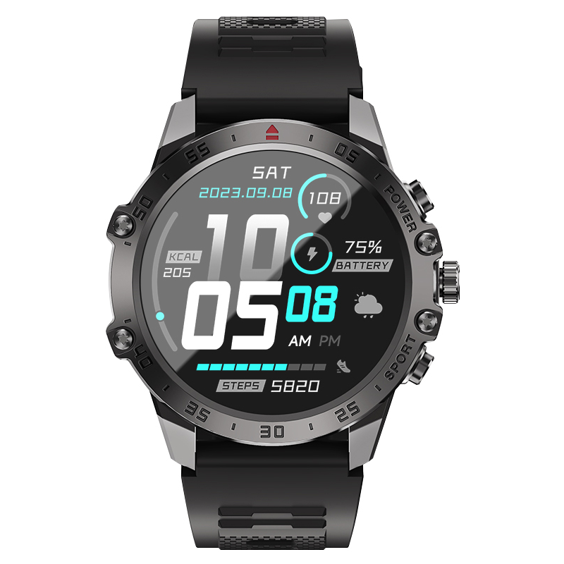 Smartwatch BWOO WA-08, Μαύρο