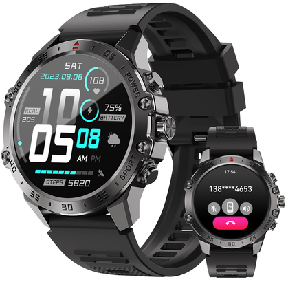 Smartwatch BWOO WA-08, Μαύρο